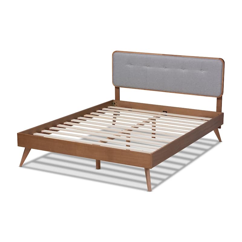 Carson Carrington Ulas Mid-century Fabric Platform Bed