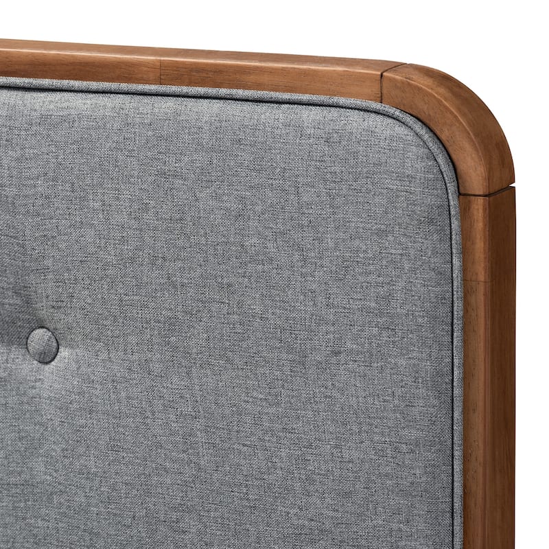 Carson Carrington Ulas Mid-century Fabric Platform Bed