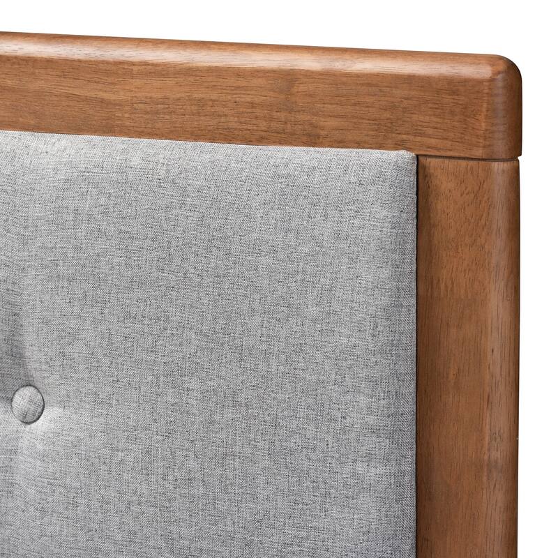Carson Carrington Ulas Mid-century Fabric Platform Bed