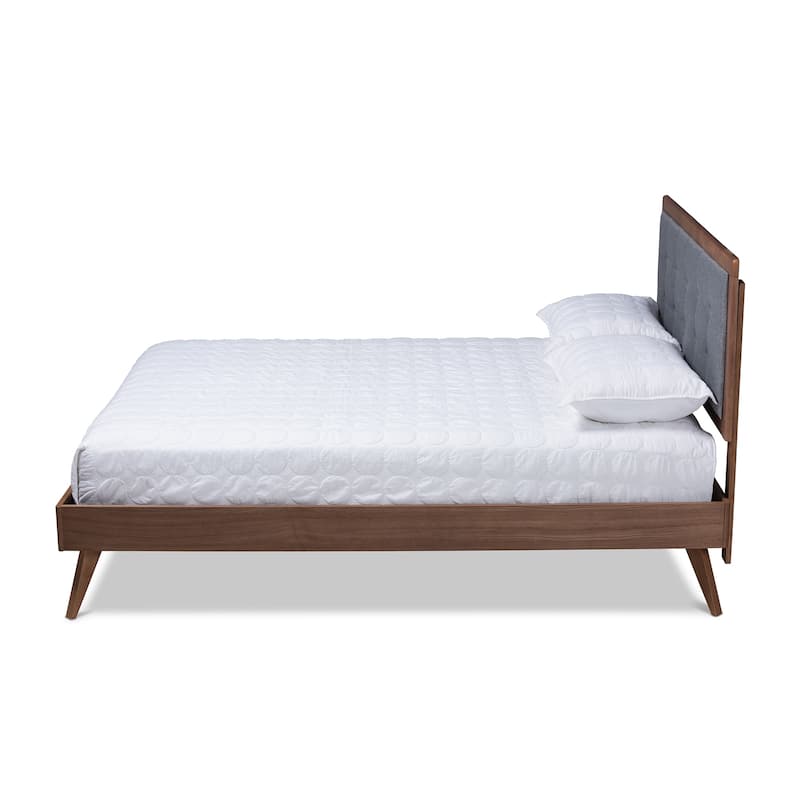 Carson Carrington Ulas Mid-century Fabric Platform Bed