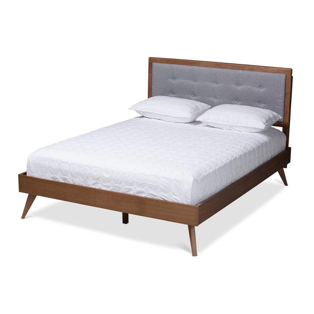 Carson Carrington Ulas Mid-century Fabric Platform Bed
