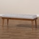 preview thumbnail 14 of 12, Carson Carrington Hjeltevad Mid-century Fabric Bench