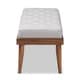 preview thumbnail 11 of 12, Carson Carrington Hjeltevad Mid-century Fabric Bench