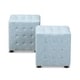 preview thumbnail 18 of 18, Contemporary Fabric 2-Piece Ottoman Set