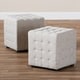 preview thumbnail 8 of 18, Contemporary Fabric 2-Piece Ottoman Set