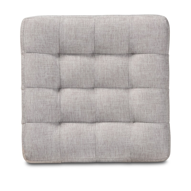 Contemporary Fabric 2-Piece Ottoman Set