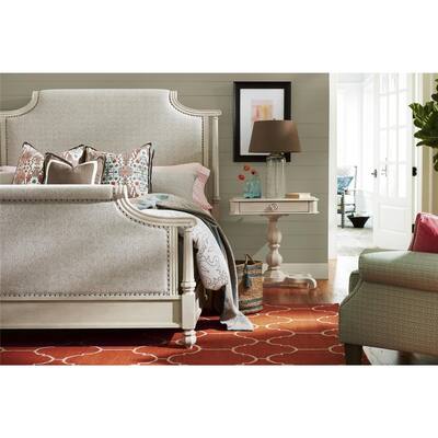 Paula Deen Veranda Panel Bed with Upholstered Headboard