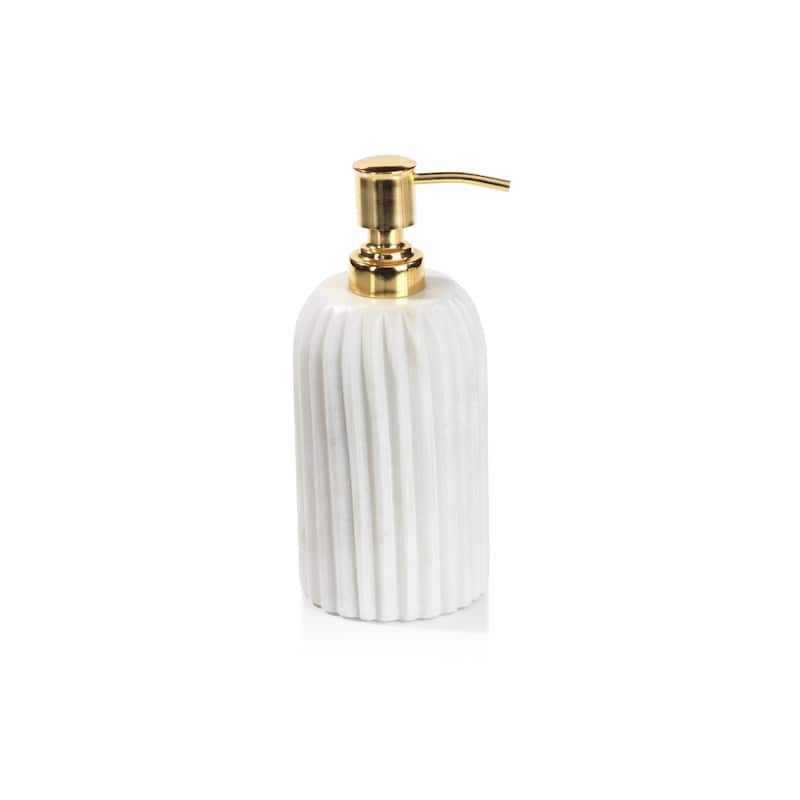 Mannara 5" Tall Marble Soap Dispenser