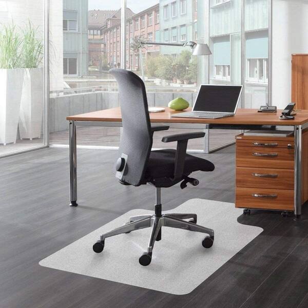Office Desk Chair Mat for Carpet Floor Low Pile PVC Protection Anti-Slip Floor  Mat Carpeted Chair Mat 