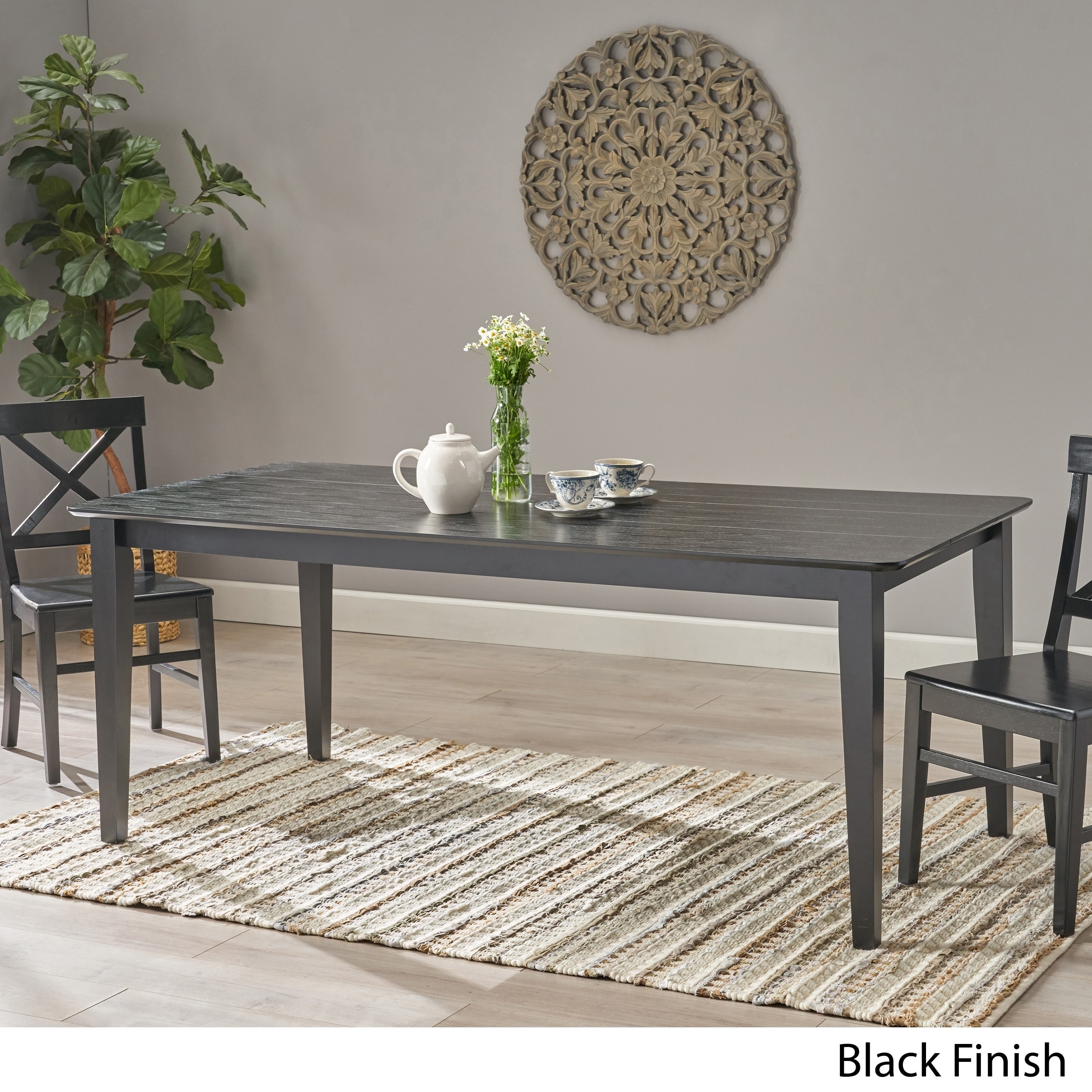 Inson Rectangular 8 Seat Farmhouse Dining Table By Christopher Knight Home Inson Rectangular 8 Seat Farmhouse Dining Table By Christopher Knight Home