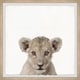 preview thumbnail 2 of 5, Taylor & Olive Handmade Lion Cub in White Framed Print