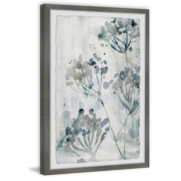 Handmade Mystic Blooms Framed Print - Overstock - 28038767