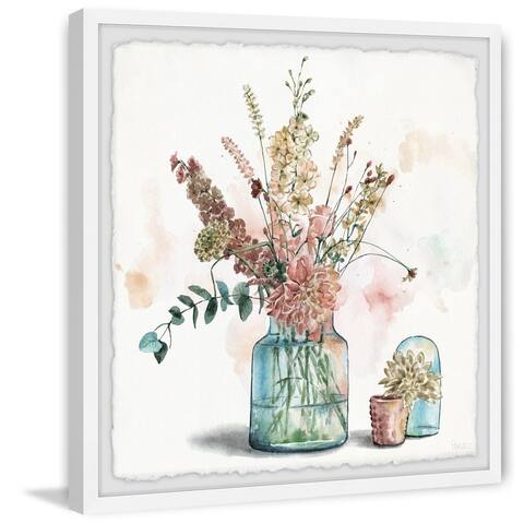 Handmade Clearly Blooms Framed Print