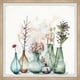 preview thumbnail 1 of 5, Handmade Perfect Blooms in Vases Framed Print