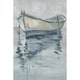 preview thumbnail 1 of 5, The Gray Barn Handmade Gloomy Boat Print on Wrapped Canvas - Multi-color
