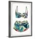 Handmade Tropic Heaven Swimsuit Framed Print - Bed Bath & Beyond - 28038987