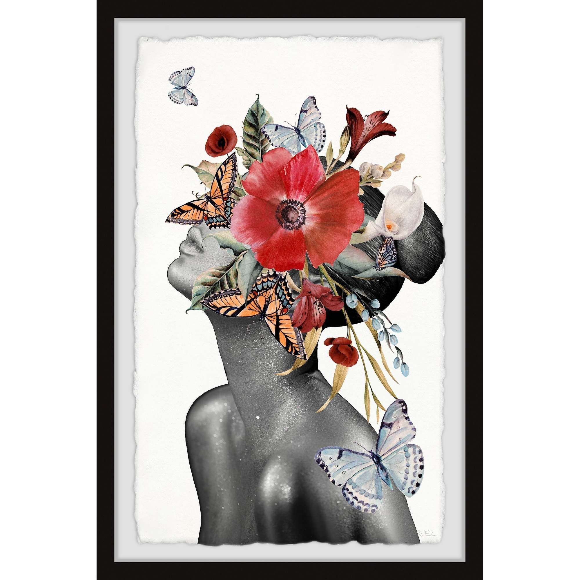 Earth Blooms in Flower by Marmont Hill Framed Nature Art Print 30