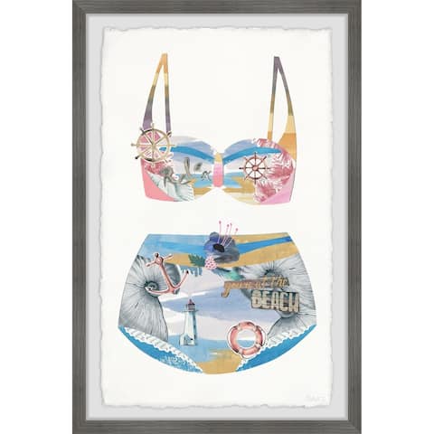 Handmade Youre at the Beach Swimsuit Framed Print