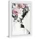 preview thumbnail 1 of 5, 'Pinky Floral Beauty II' Framed Painting Print - Multi-color