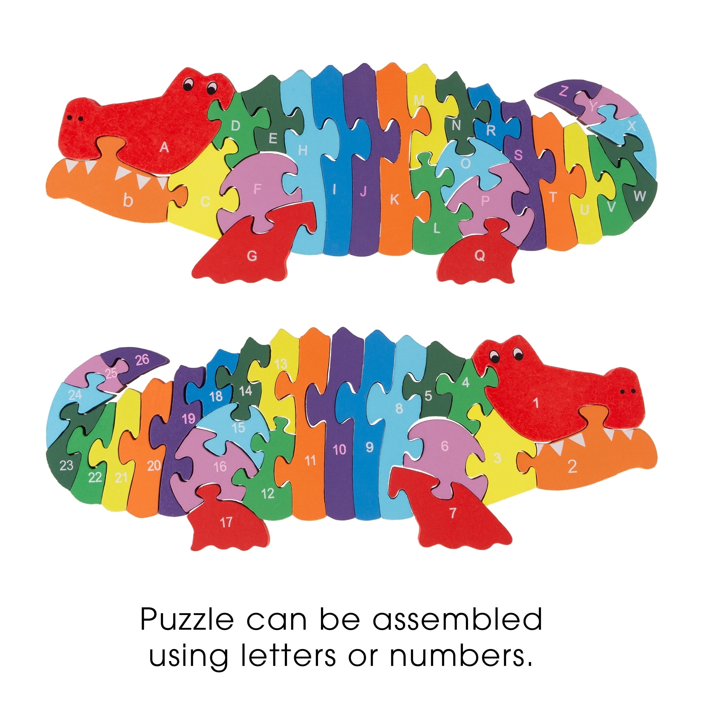 alligator alphabet puzzle