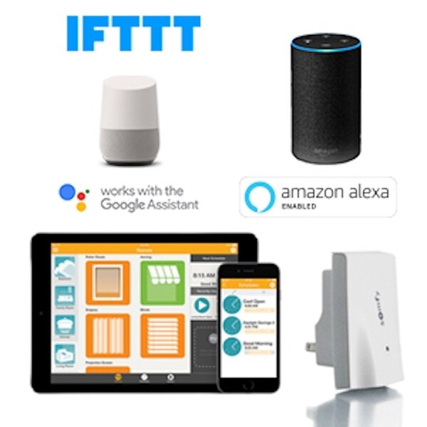 somfy blinds google assistant