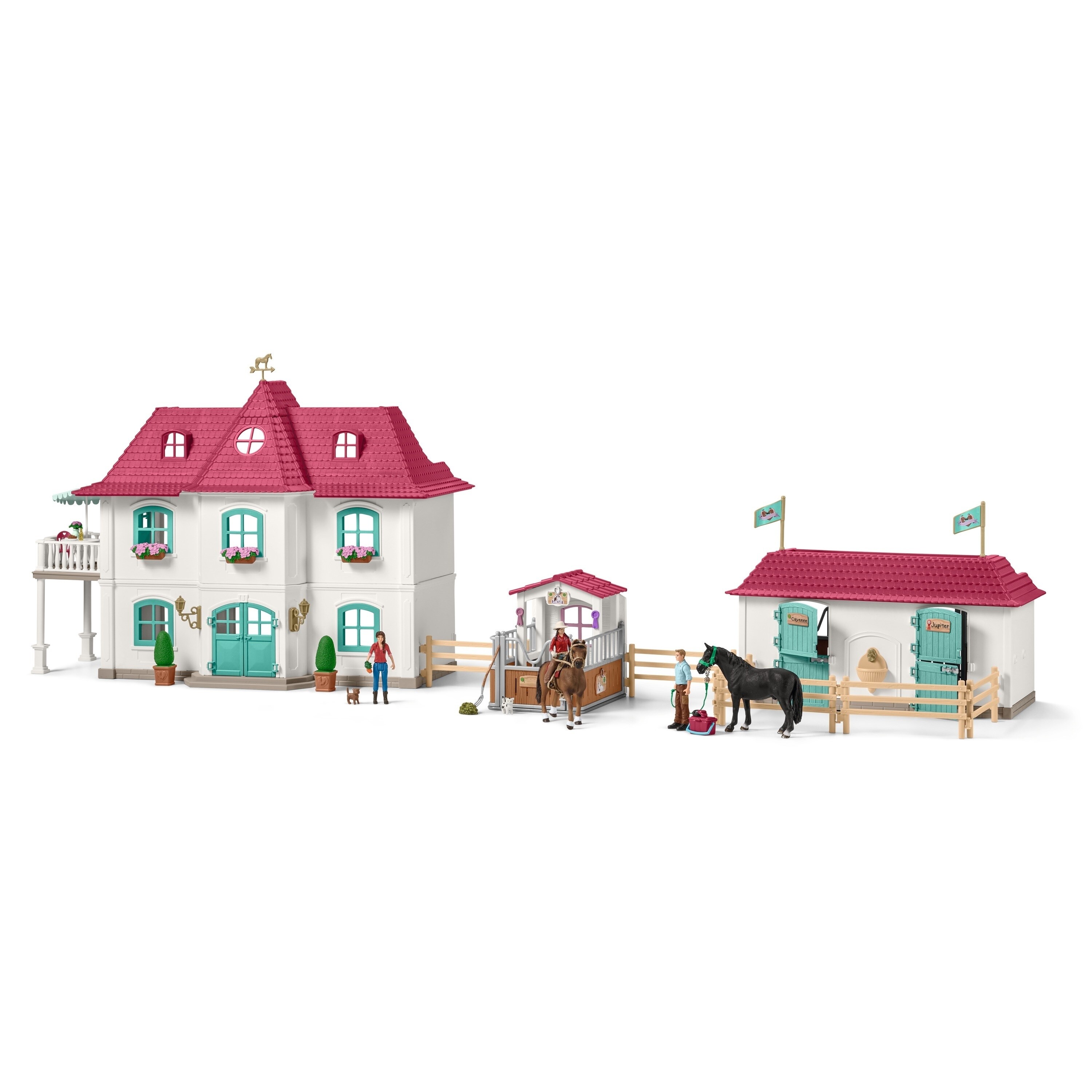 schleich large horse stable