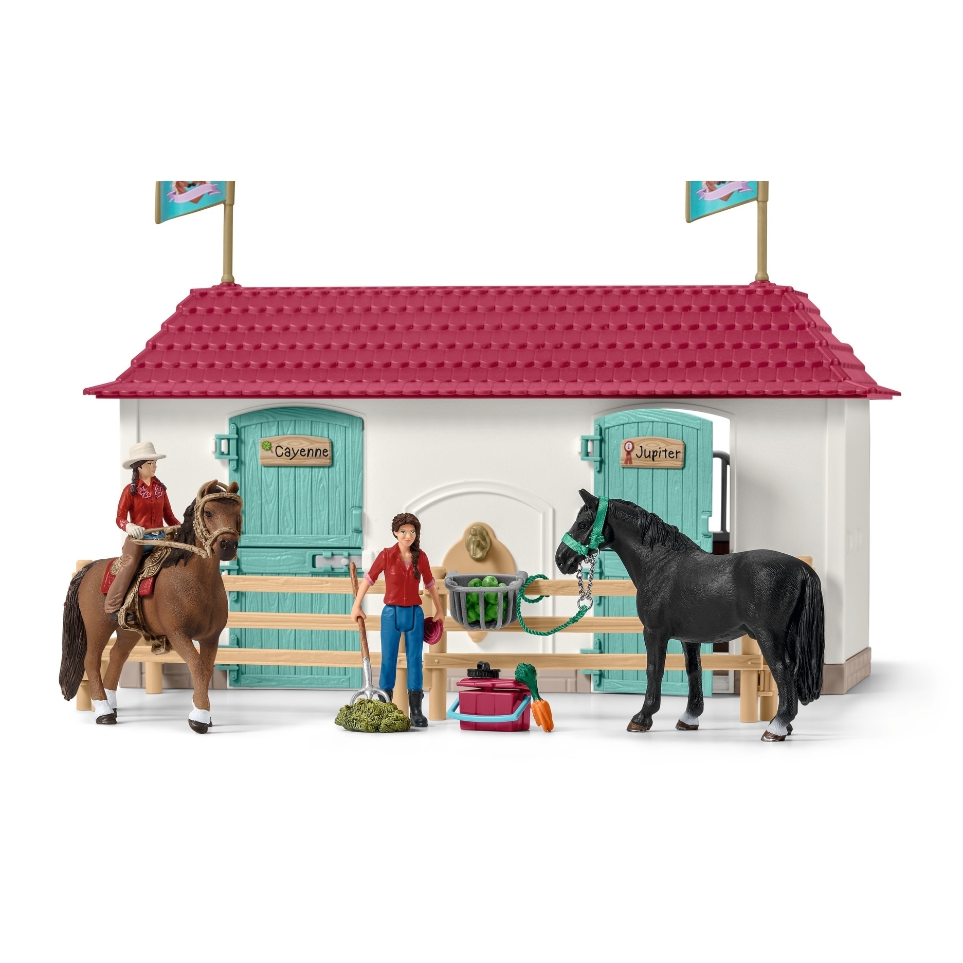 schleich large horse stable