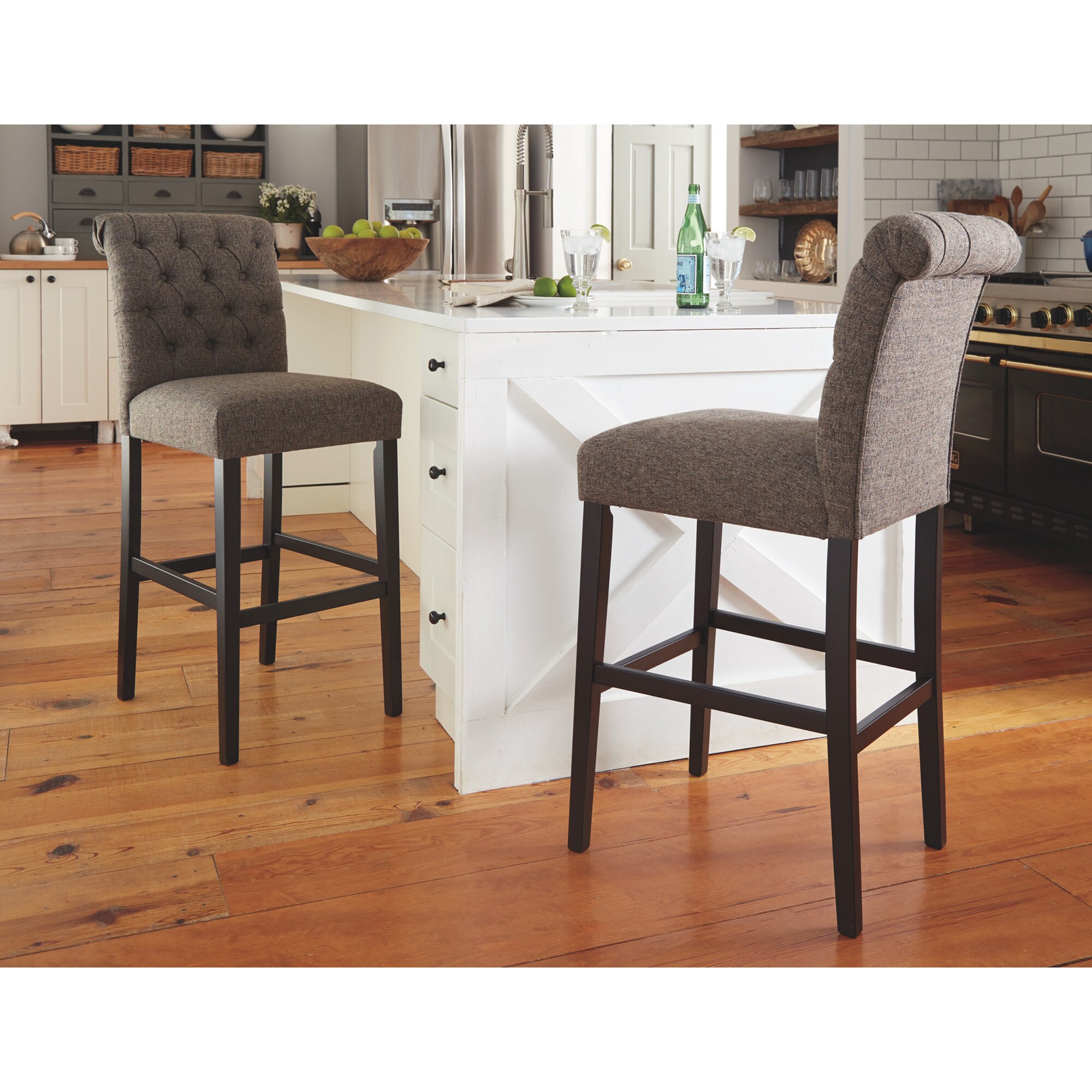 Tripton Bar Height Bar Stool Set Of 2 Overstock 28040519