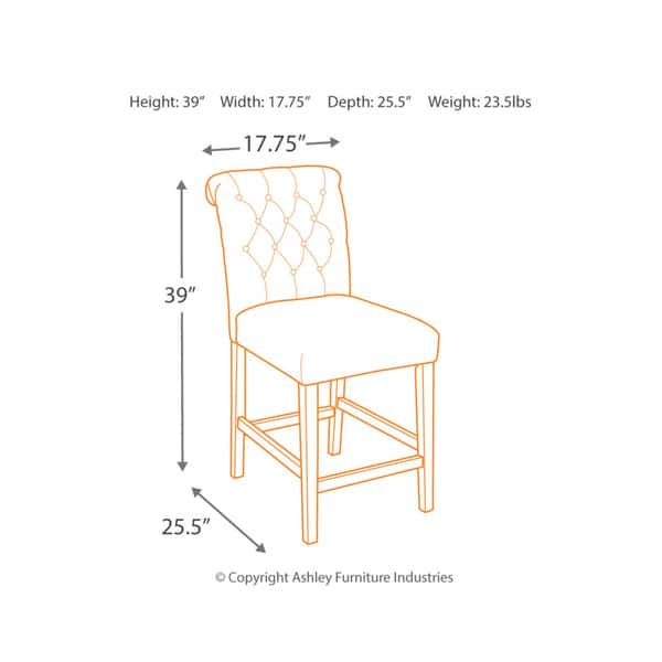 Tripton Counter Height Bar Stool (Set of 2) Bed Bath & Beyond 28040521