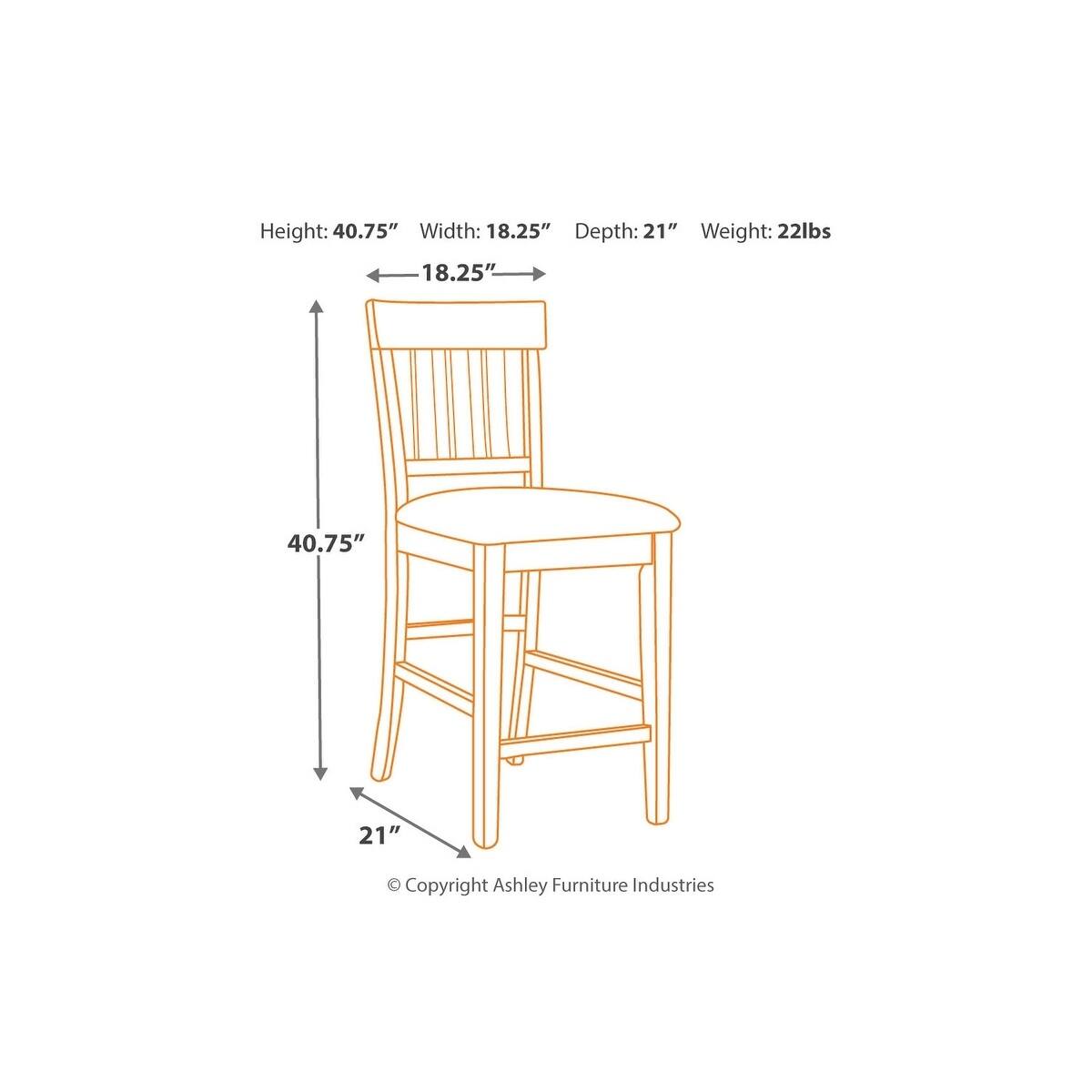 Haddigan Counter Height Bar Stool Set of 2 Dark Brown On Sale Bed Bath & Beyond 28040527