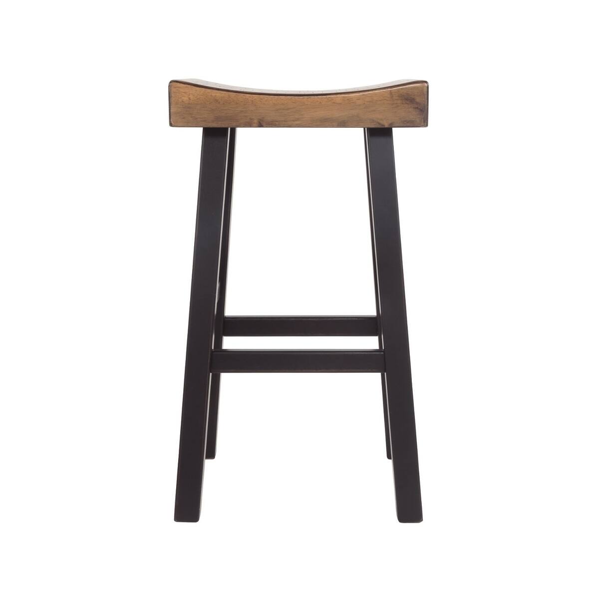 Signature Design by Ashley Voznesensk Brown and Black Bar Stools (Set