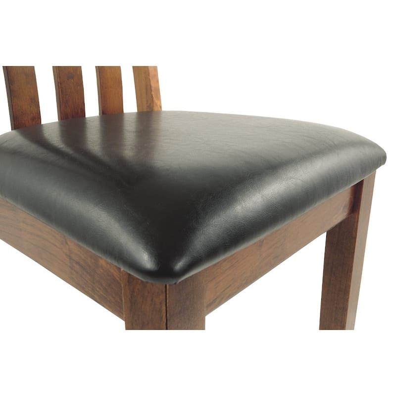 Ralene Dining Room Chair - Set of 2 - Medium Brown - 19.5" W x 22.63" D x 40.25" H - Set of 2 - Brown - Dining Height