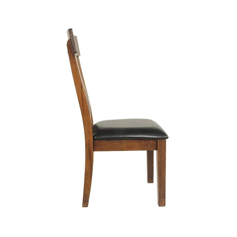 Ralene Dining Room Chair - Set of 2 - Medium Brown - 19.5" W x 22.63" D x 40.25" H