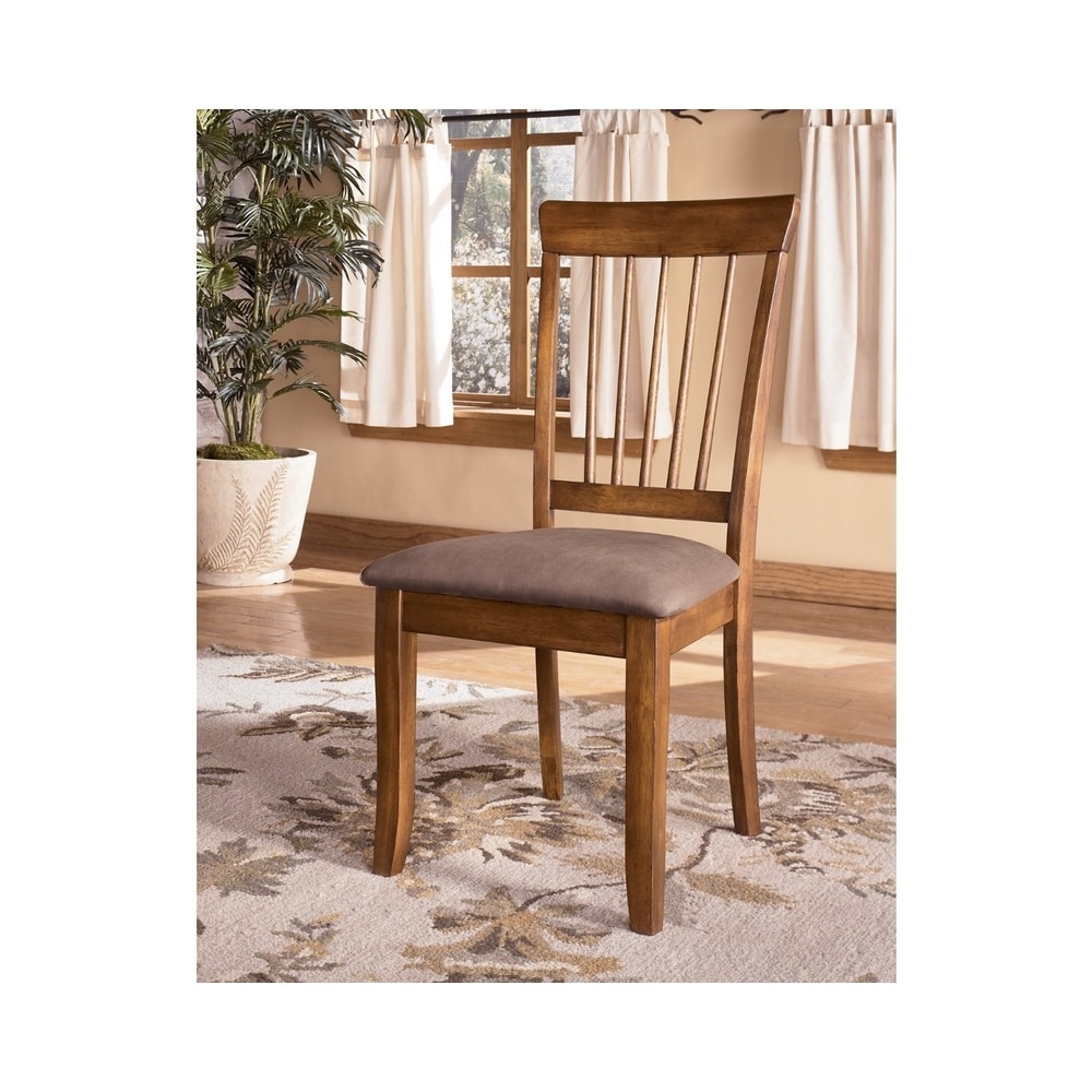 Berringer Dining Room Chair Set Of 2 Rustic Brown As Is Item From Overstock Com Ibt Shop