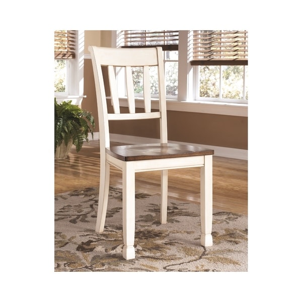 Whitesburg Dining Room Chair - Set of 2 - Brown/Cottage White. Opens flyout.