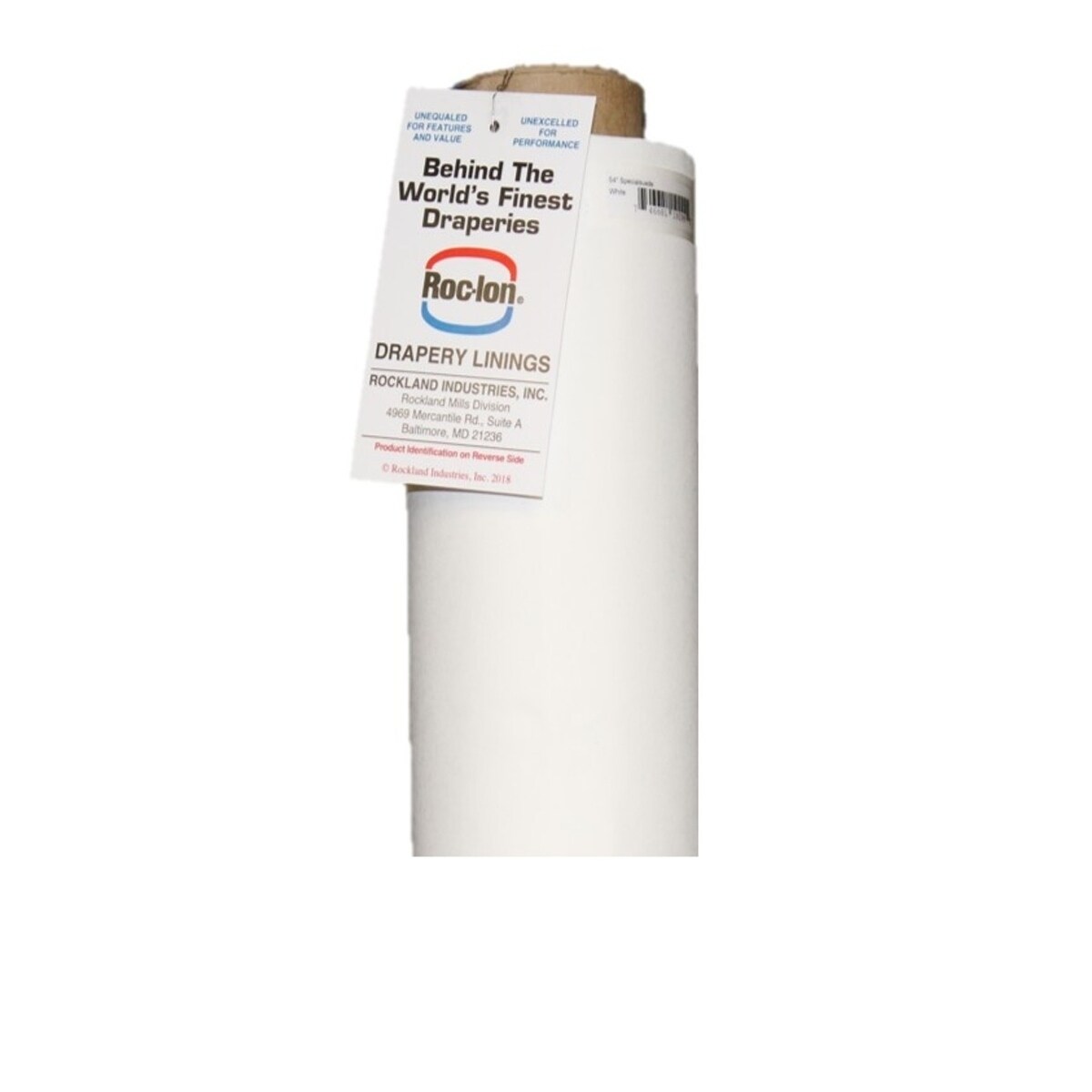 Shop Roc Lon 54 Specialsuede Drapery Lining White 12 Yards Rolled