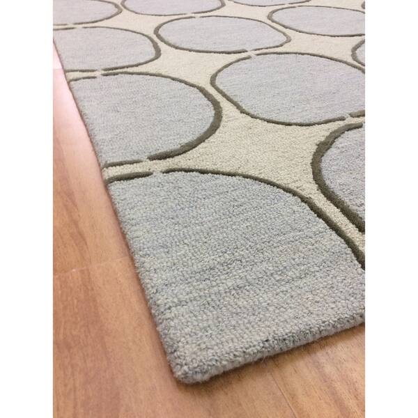 Shop Deluxe Comfort Modern Style Big Beige Wool Handmade Indoor