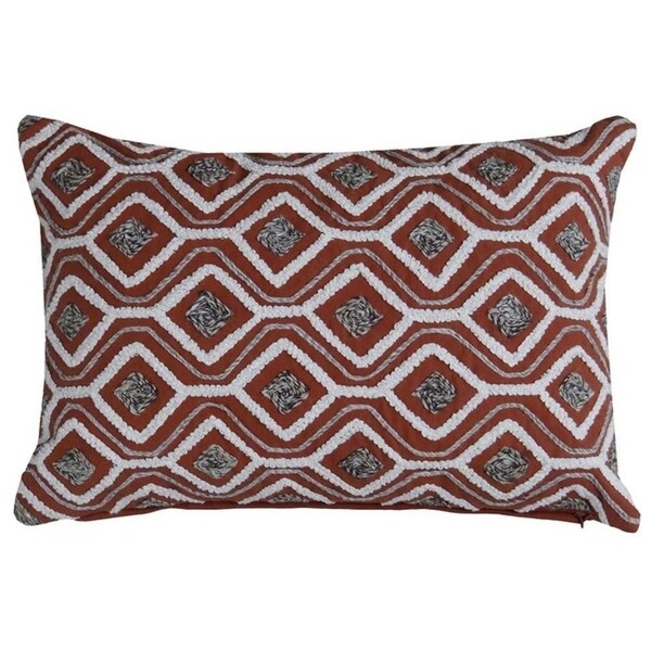 Zwarte Throw Pillow Cover (14"X20")