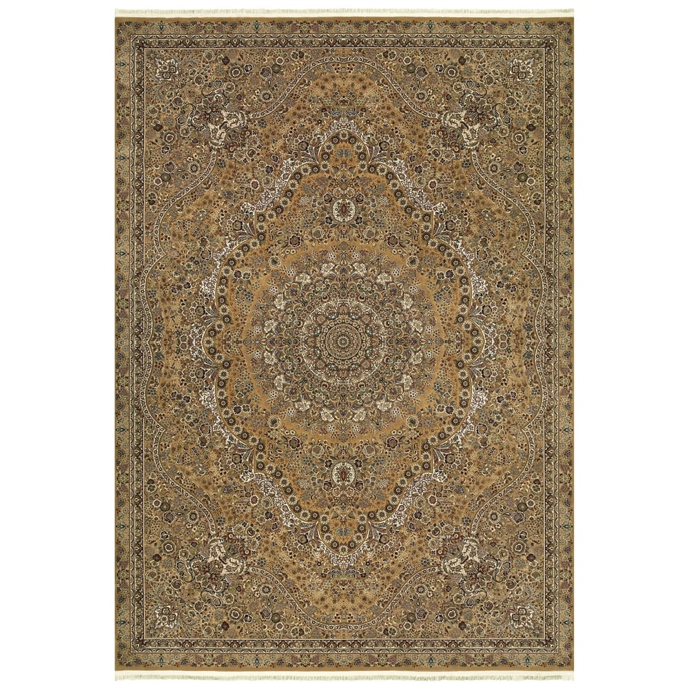 Style Haven Manchester Traditional Medallion Fringed Area Rug