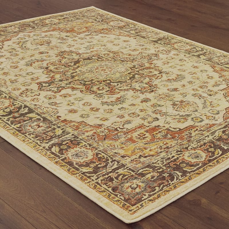 Vista Home Claude Ornamental Medallion Area Rug