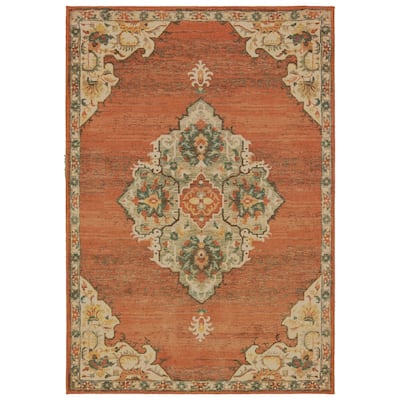 Vista Home Claude Overscale Medallion Area Rug