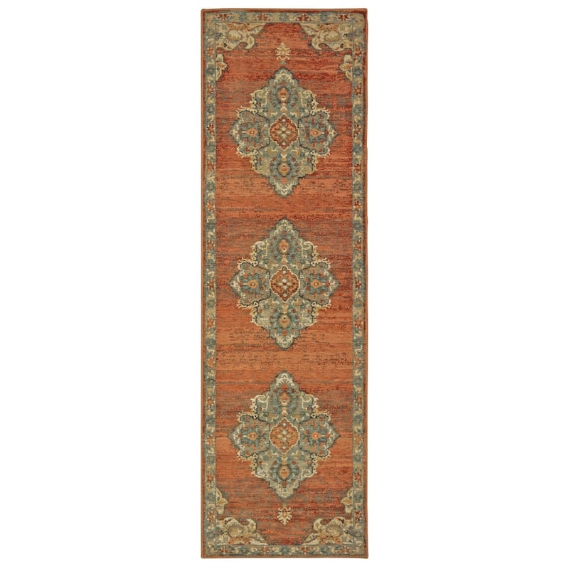 Vista Home Claude Overscale Medallion Area Rug