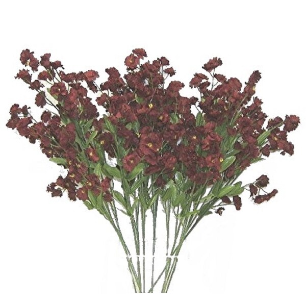 24 18in Baby's Breath Stems Red On Sale Overstock