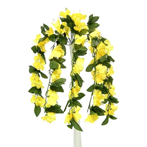 26" Hibiscus hanging bush x 9