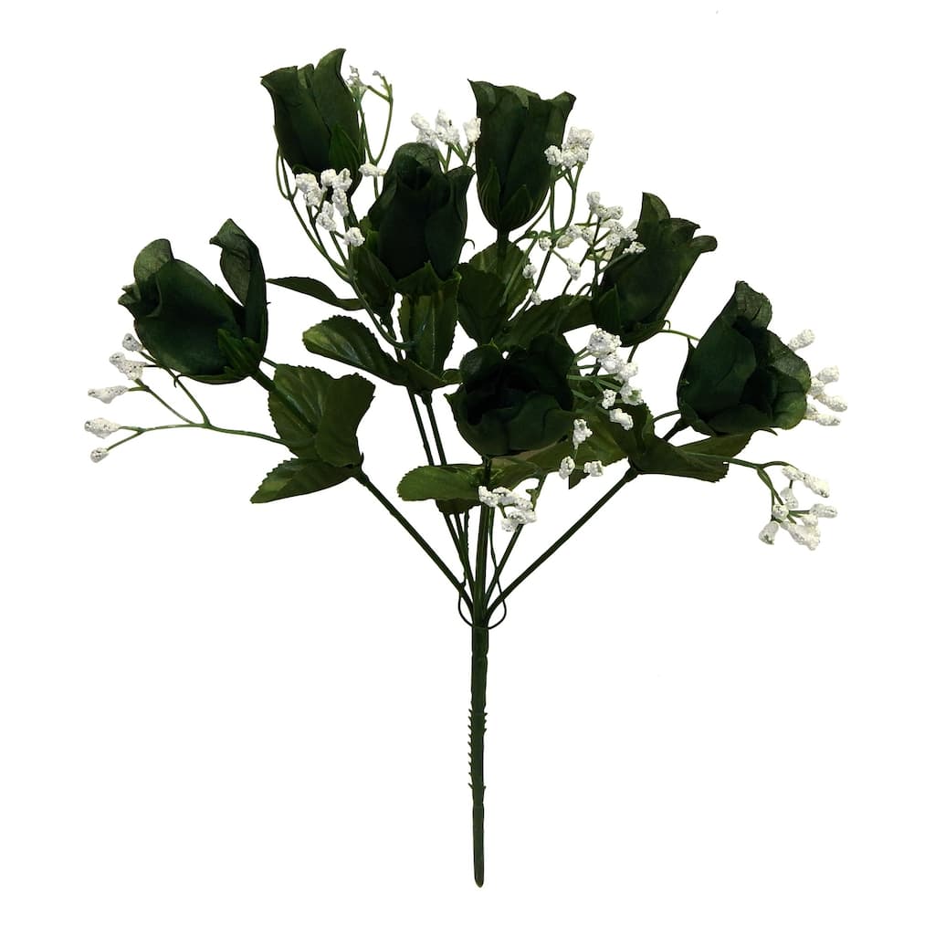  14" tall Rose bud bush x 7