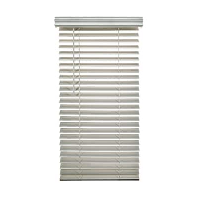 Porch & Den Jex Smooth Snow White Fauxwood Cordless 2-inch Blinds