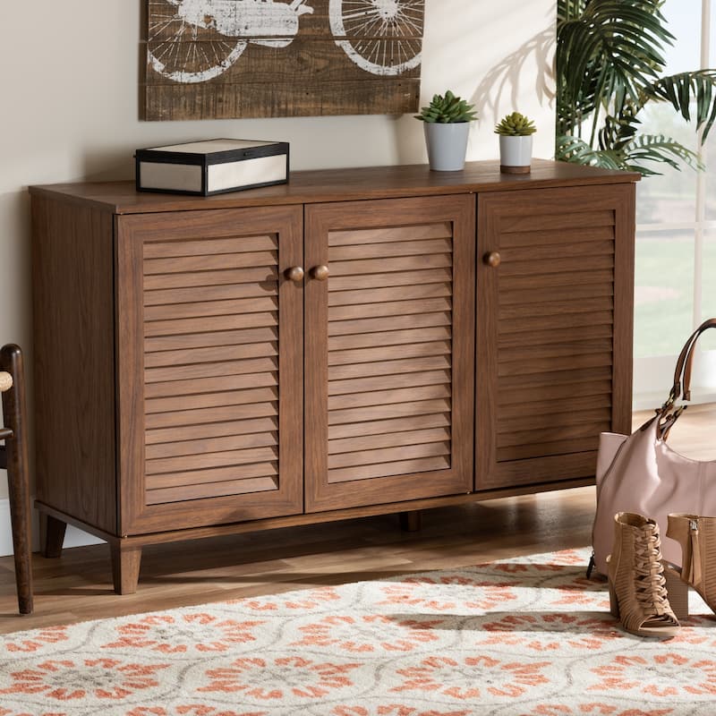 Copper Grove Zdolbuniv Wood 8-shelf Shoe Storage Cabinet