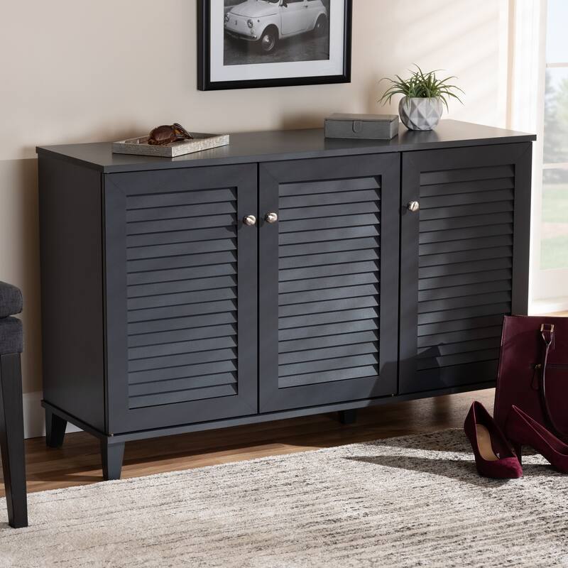Copper Grove Zdolbuniv Wood 8-shelf Shoe Storage Cabinet