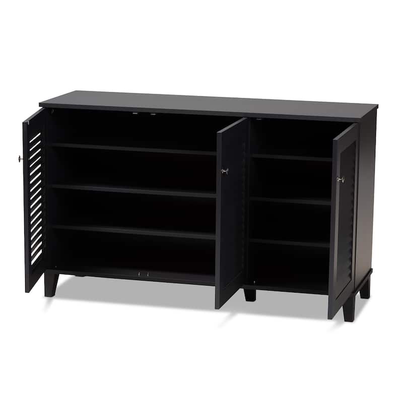 Copper Grove Zdolbuniv Wood 8-shelf Shoe Storage Cabinet