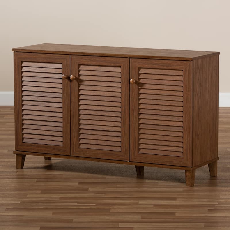 Copper Grove Zdolbuniv Wood 8-shelf Shoe Storage Cabinet